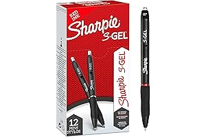 Sharpie Gel Pens in Reinvigorating Red: Precision and Vibrancy Unleashed