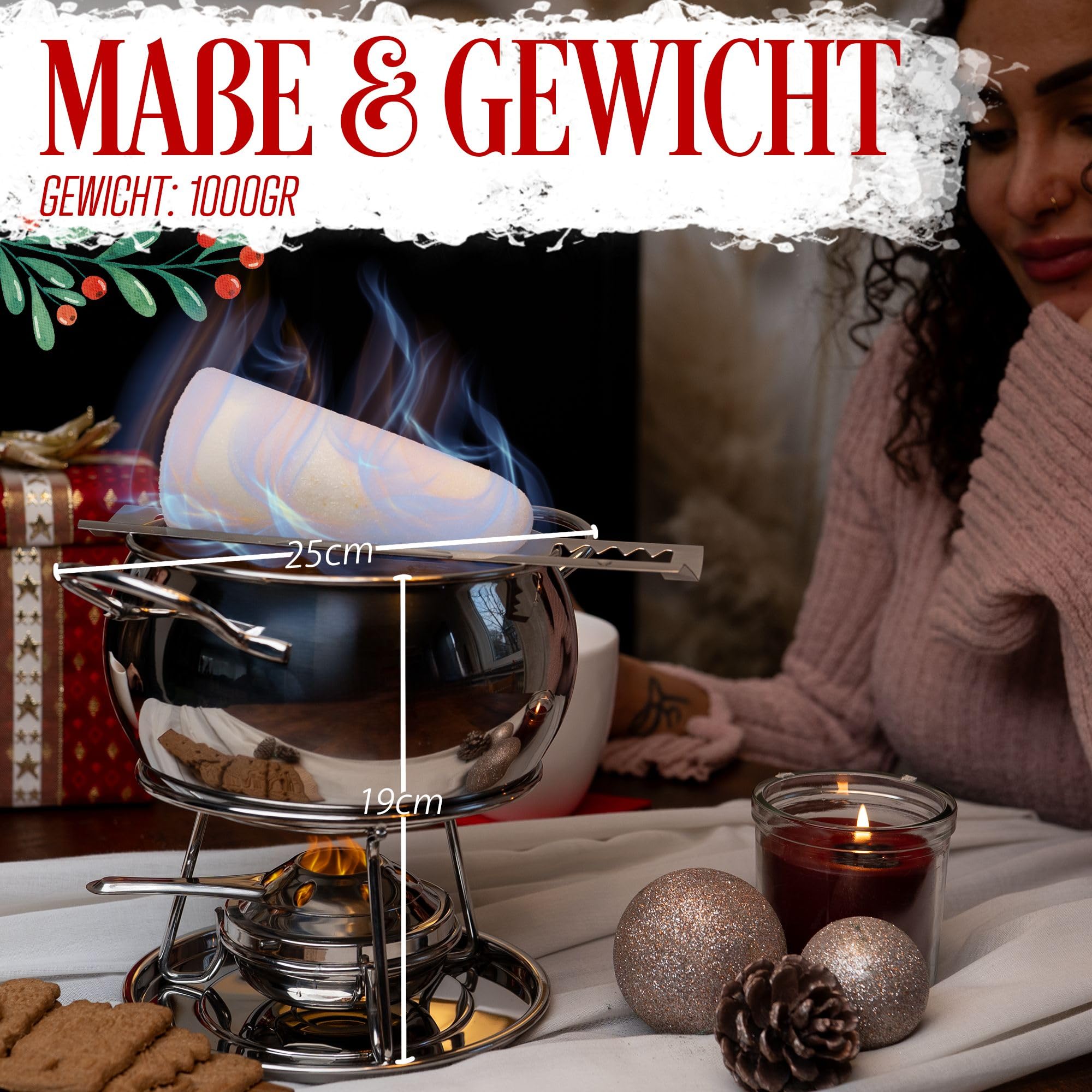 APS Fondue- und Feuerzangenbowle-Set - kopen bij