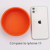 Vista 6 de Silicone Mould for 4.5 inch Layer Cake Pan Round Cylinder Rainbow Cake Pans Vegetable Pancakes Pizza Crust Omelet Frittata Set of 4