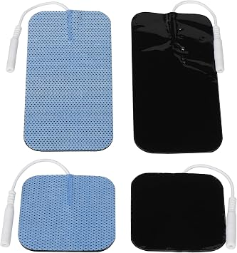 Electrode Pads for TENS/EMS Machines 2mm Pin Connector Square Electrode