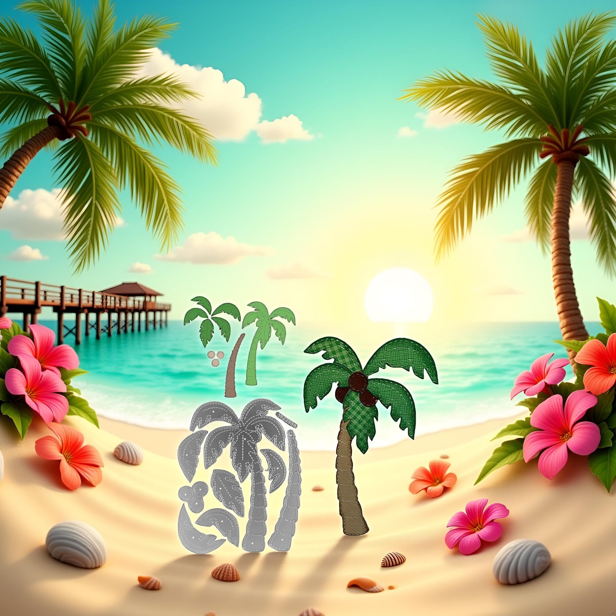 Tree Circle Metal Cutting Dies For Card Making - Perfect For Scrapbooking, Wedding Cards & DIY Paper Crafts