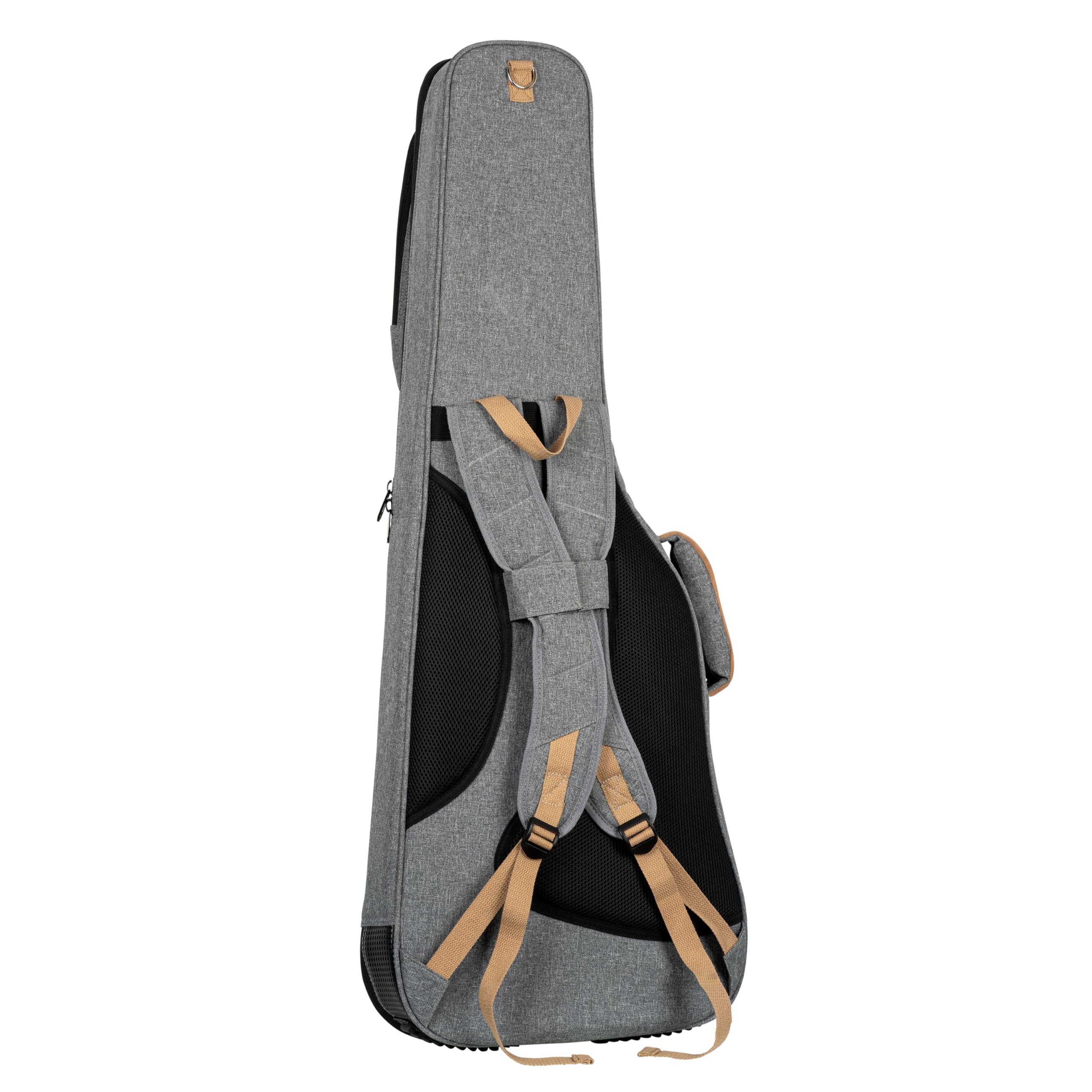 Ortega Guitars Deluxe Guitar Gigbag - E-Gitarren Tasche - Höhe 102 cm - Breite 35 cm - Baumwolle, Grau (OGBEG-DLX-GY)
