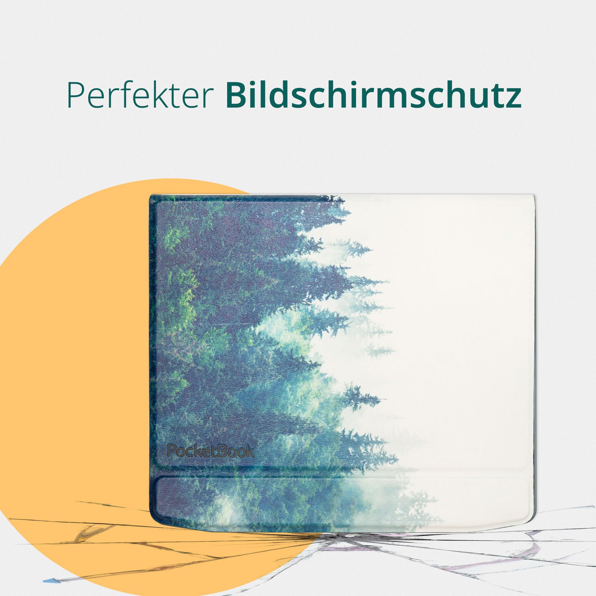 PocketBook Flip Cover - Mighty Forest Print 7"