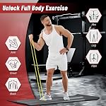 Pull Up Assistance Bands, 5-Level Resistance Bands for Working Out, Pull Up Bands for Men & Women, Exercise Bands for Full-Body Training, Fitness, Physical Therapy, Stretch Workout Bands at Home, Gym