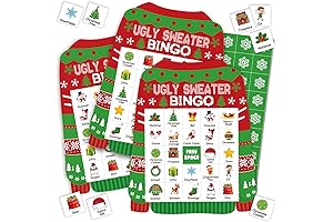 Liliful Christmas Sweater Bingo Game: The Ugly Christmas Sweater Extravaganza