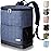 Insulated Cooler Backpack Small- Leak Proof Backpack Cooler 30 Cans, Waterproof Lightweight Cooler Bag for 12h Hot/Cold Retention - Portable Soft Cooler for Travel, Camping, Beach-NavyBlue