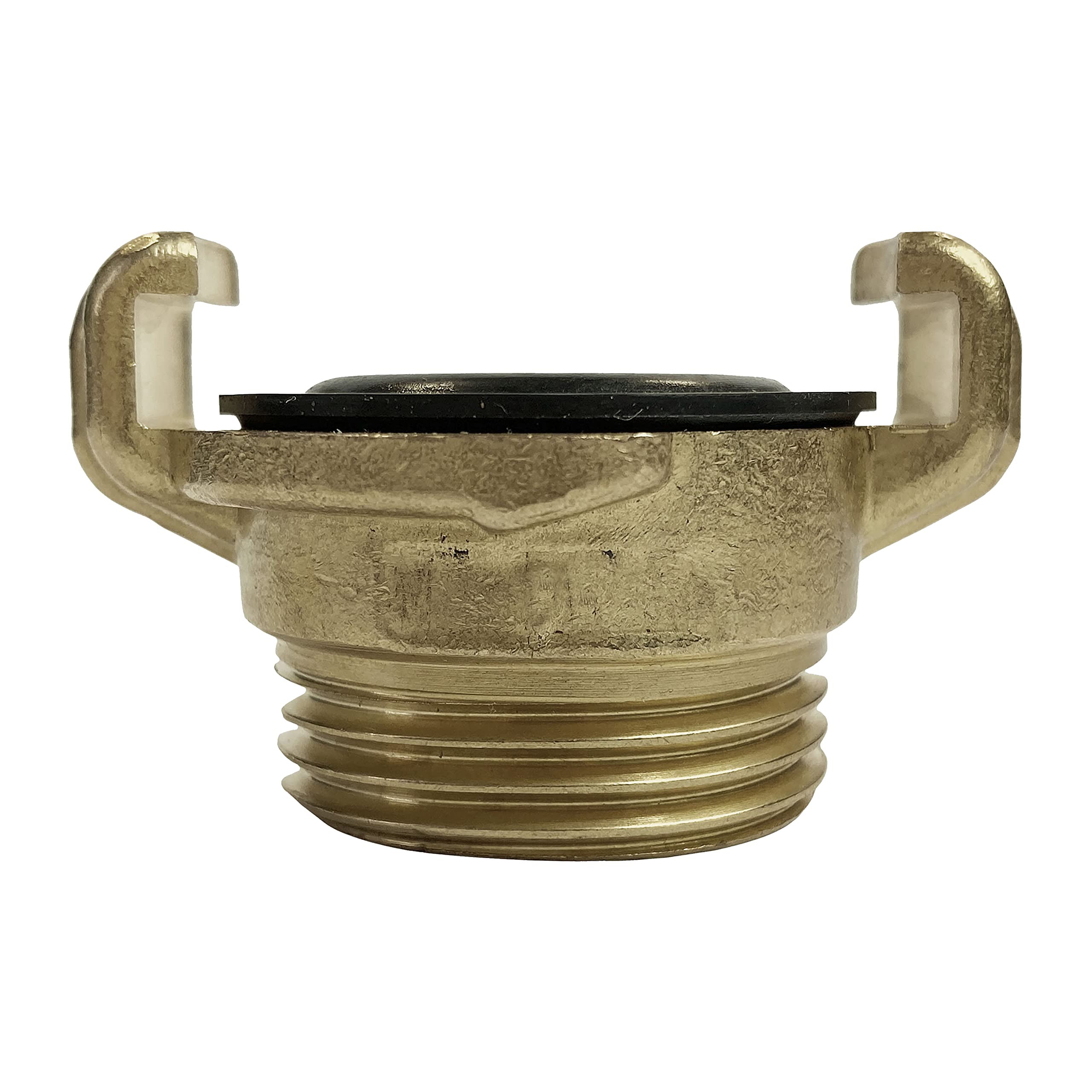 Cost Wise Men's Brass Solid Hose Claw Fittings,Used By Professionall Gardeners,Landscapers And Nursery Workers (1" Bspm Thread)