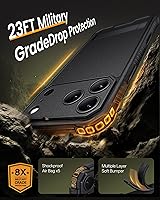 Vista 6 de for iPhone 17 Pro Case, Compatible with MagSafe & Built-in Stand & Camera Control Capture Button, Military Grade Protection Rugged Magnetic Phone