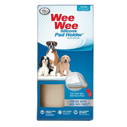 Four Paws Wee-Wee - Soporte para Almohadilla de Silicona para Perro (61 x 63,5 cm)