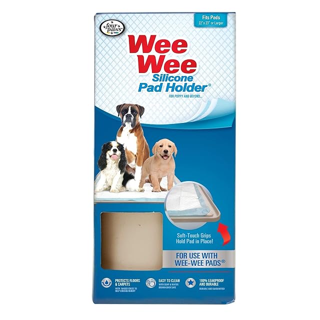 Four Paws Wee-Wee - Soporte para Almohadilla de Silicona para Perro (61 x 63,5 cm)