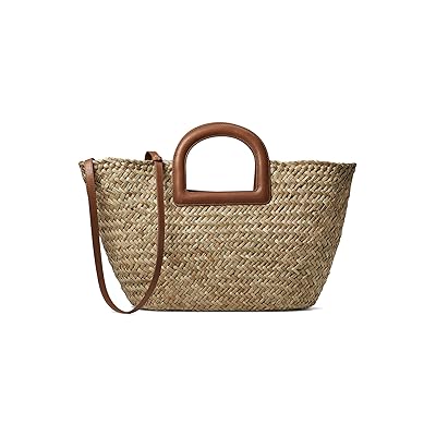 Madewell LG Basket Tote: Prisma Tote Handbags Saddle Brown
