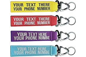 Graceful life Personalized Keychain: Express Yourself with Custom Text and Style