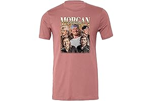 Womens Morgan Wallen T-shirt: Retro Vibes In Heather Mauve