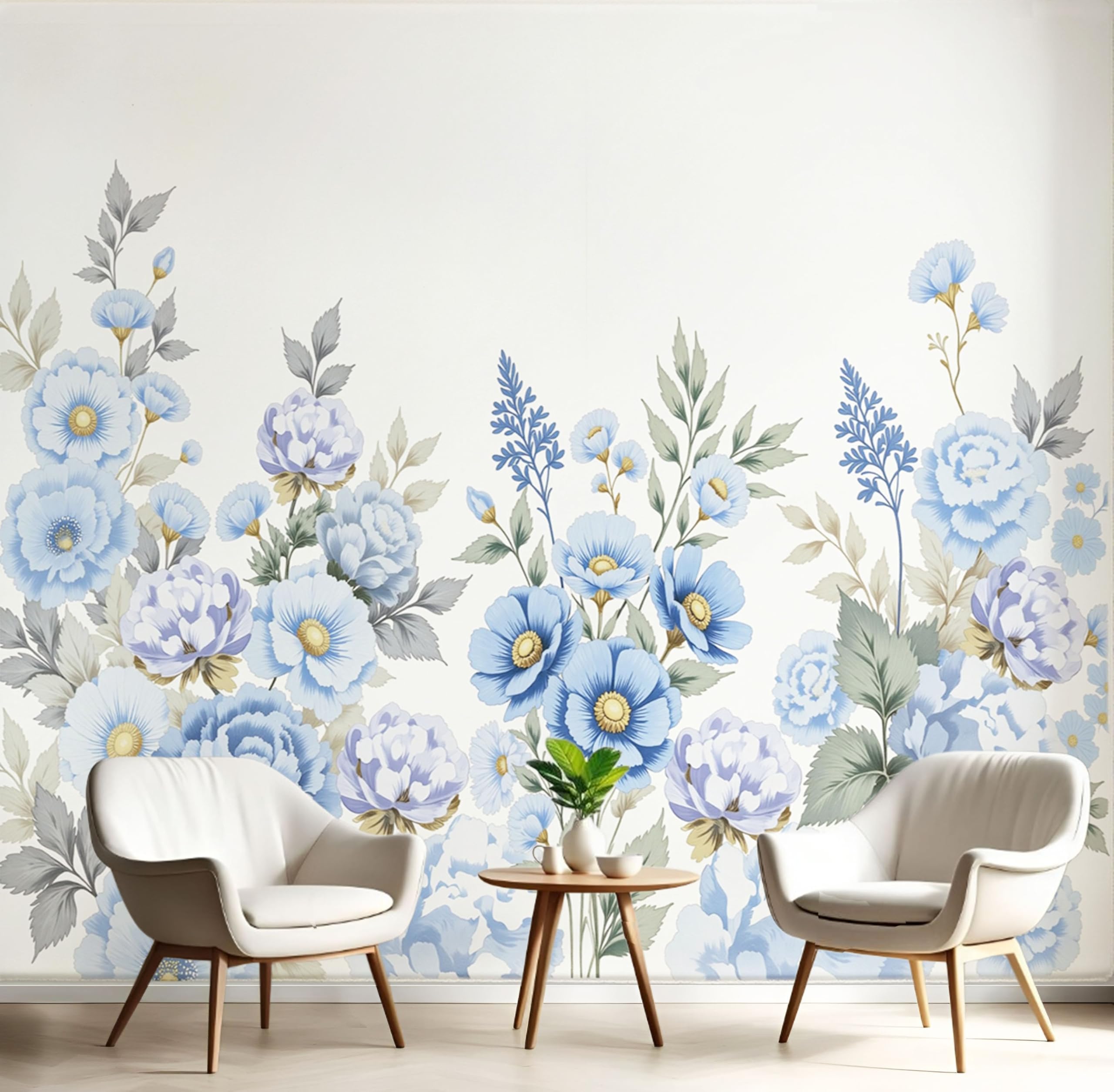 Papier peint panoramique plantes masquez les défauts de vos murs