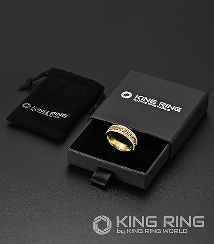 Miniatura 6 de King Ring 7mm Sparkling Fidget Ring Super Shining Spinner Stainless Steel Ring with Glass Stones, Fidget Ring Women, Men Rings, Womens Rings, Ver2