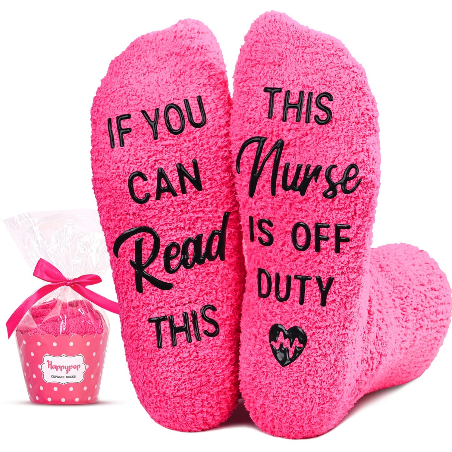 HAPPYPOP Nurse Vet Tech Gifts - Nurse Gifts for Women Female, Vet Tech Week Gift Socks