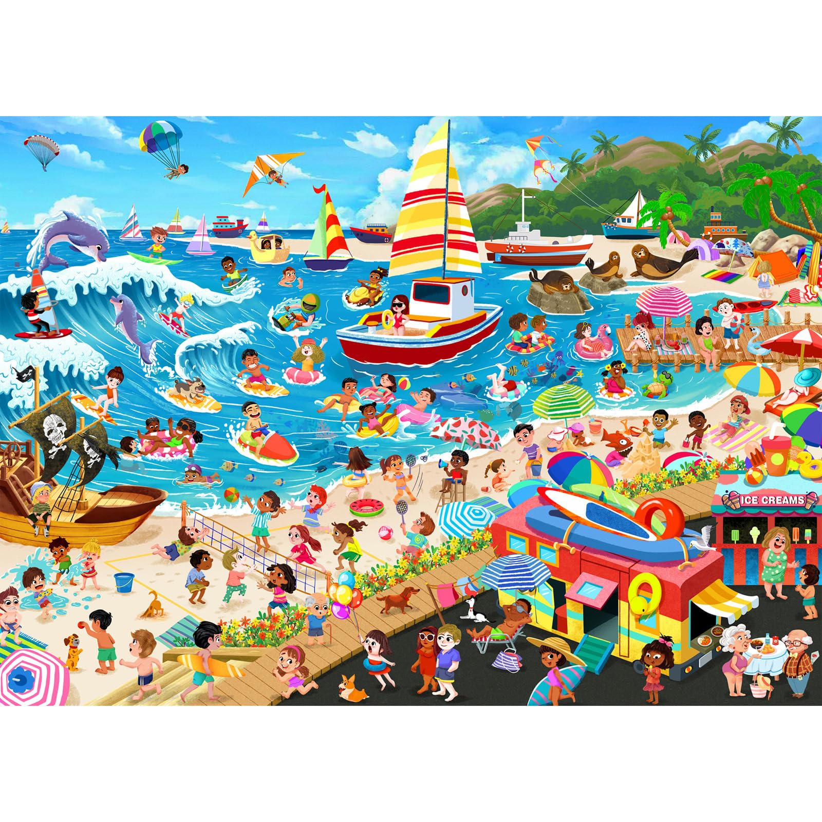 HUADADA Puzzle 1000 Teile für Erwachsene