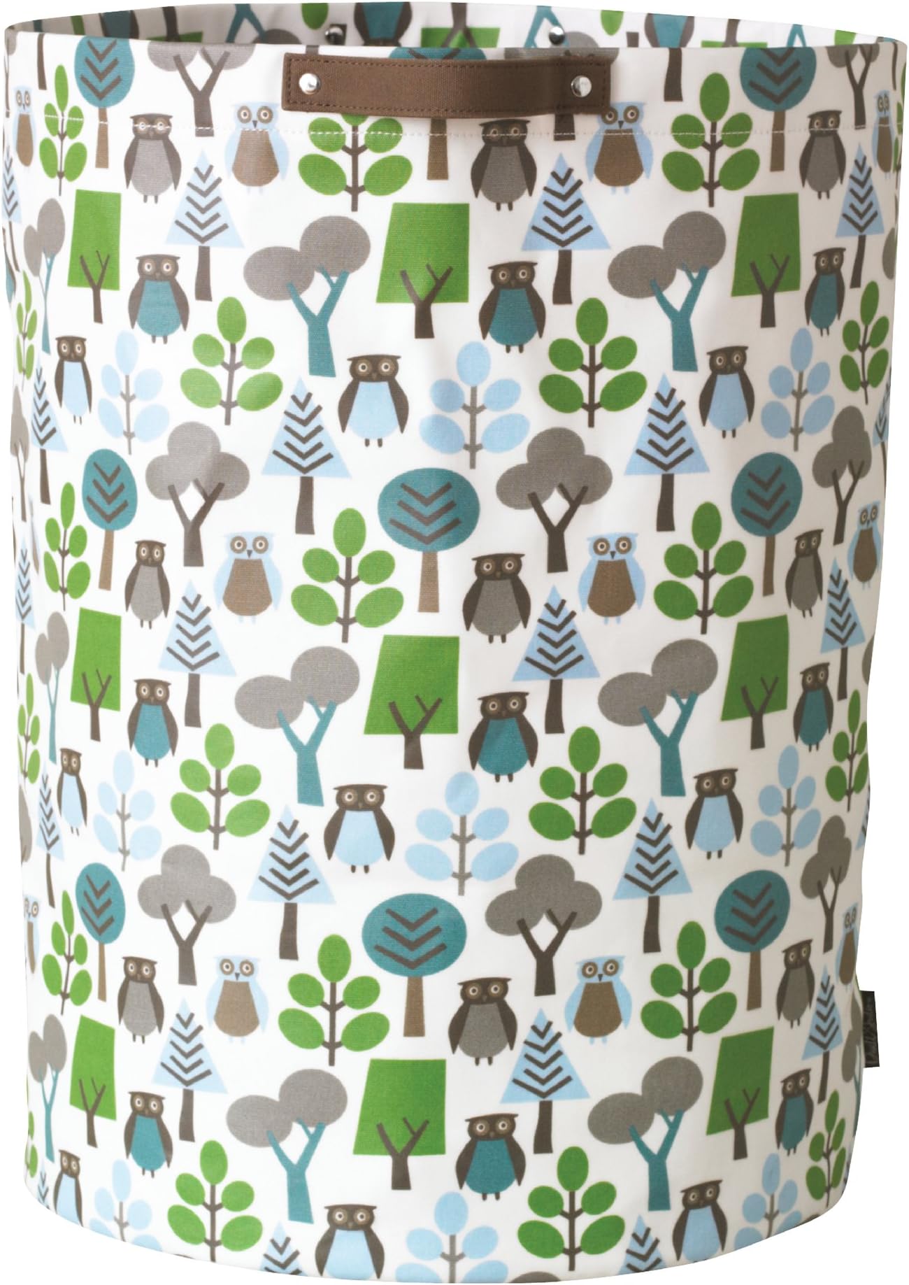 Owls Cylinder Storage Bin by DwellStudio - Owls Cylinder Storage Bin by DwellStudio