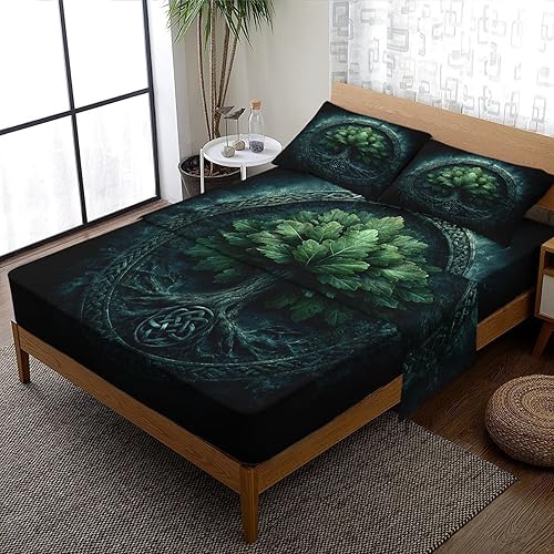 Miniatura 8 de Retro Sunset Sheets Split King Size Sheet Set, Neon City Vaporwave Bed Sheets Bedroom Decor, Cyberpunk Bedding Sheets & Pillowcases 5 Piece, Deep