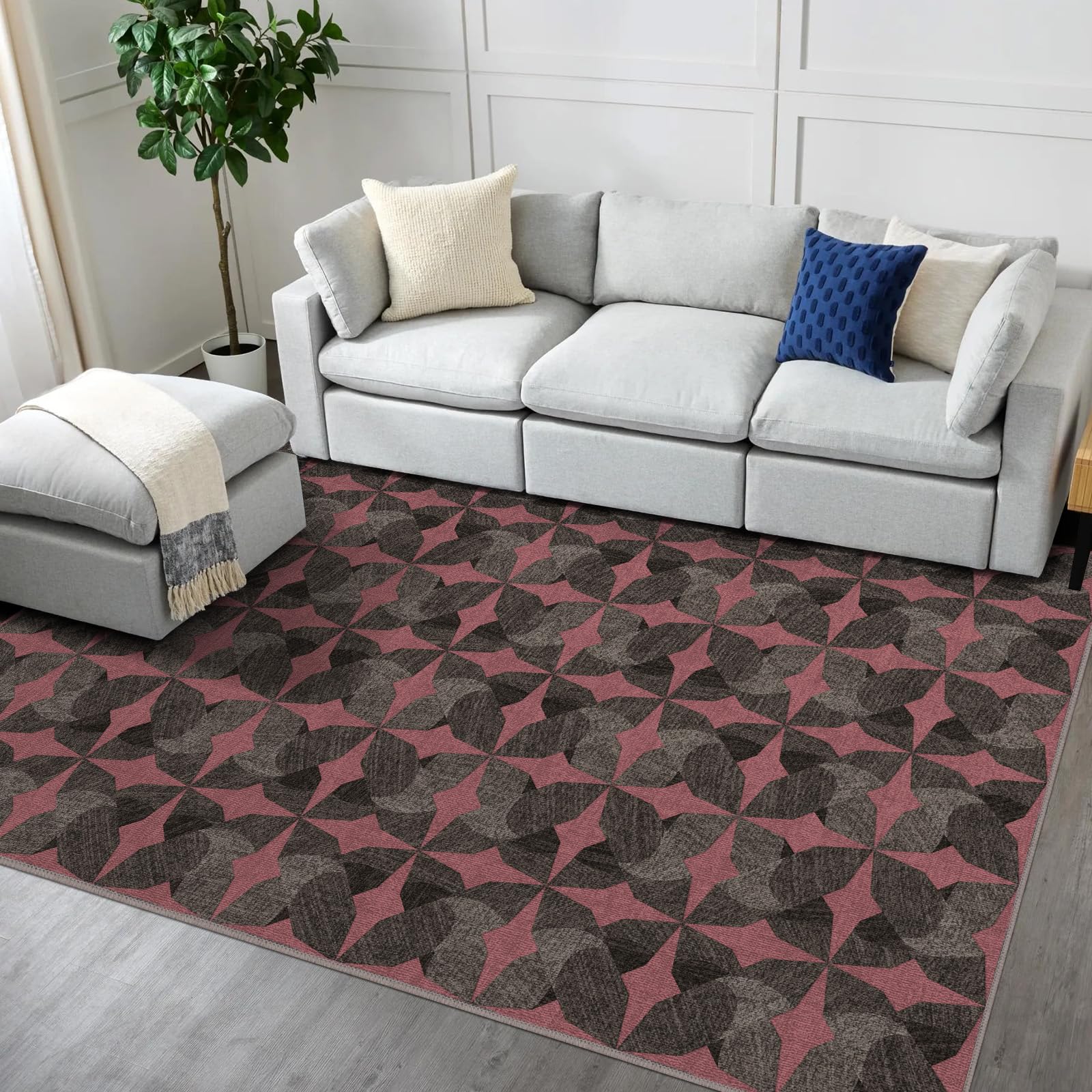 Tydle Chair Mat for Hard Floors 60 x 75 Chair Mat for Hardwood Floor Non-Slip Hard Floor Protector