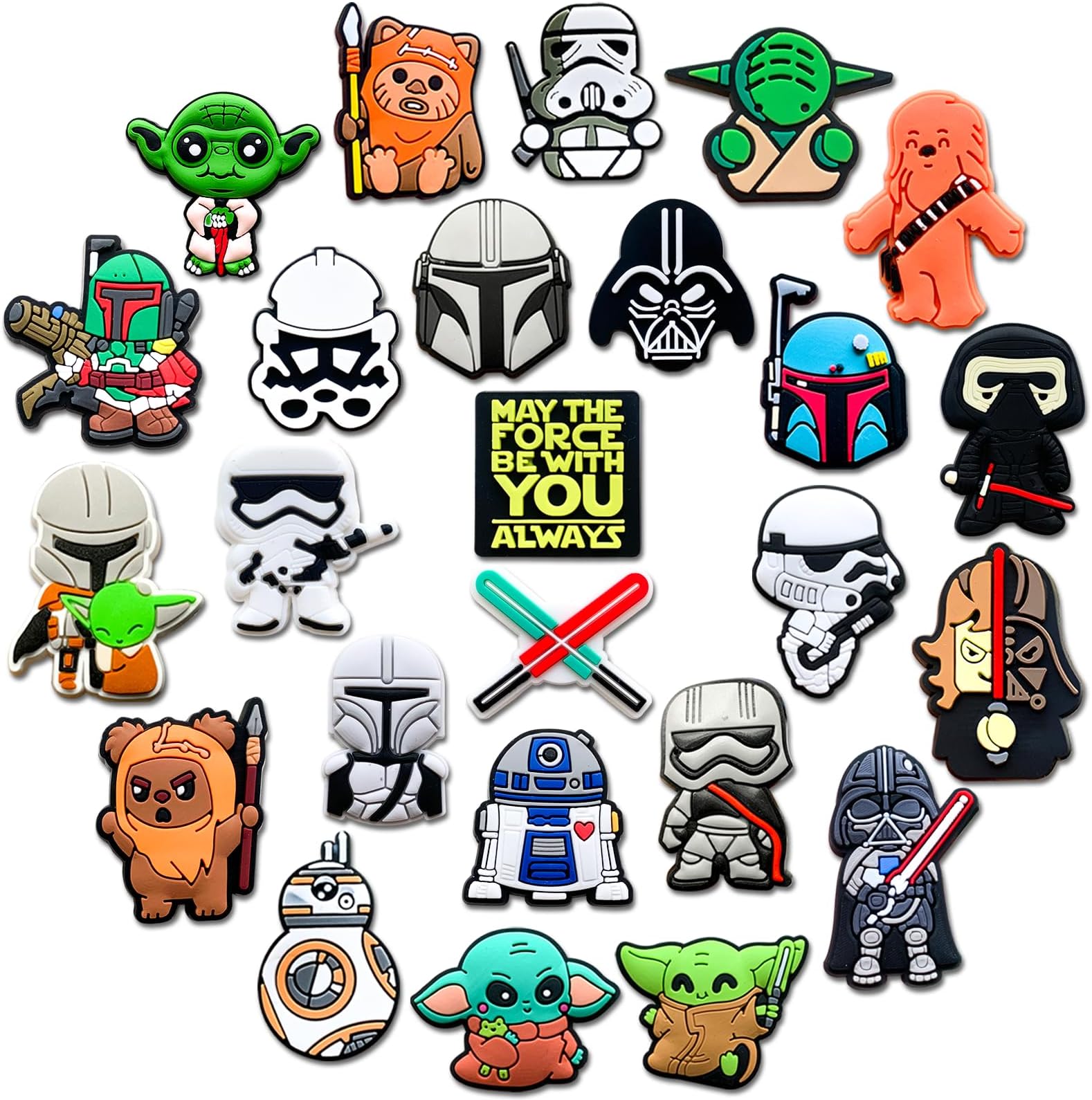croc charms star wars