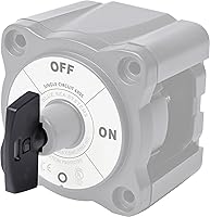 Vista 15 de Blue Sea Systems 6008200 Serie m-Series Mini Interruptor de batería Selector de 3 posiciones, negro