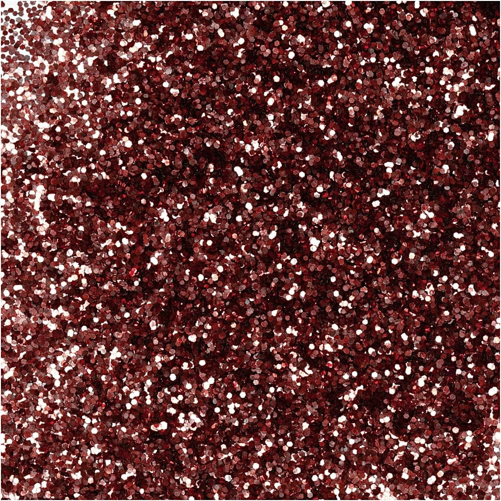 CREATIVE Organic Glitter in Rose, 10g, Pink Glitter Powder, Glitter Powder, 100% Plastic-Free, Environmentally Friendly Craft Glitter for Many Great Uses