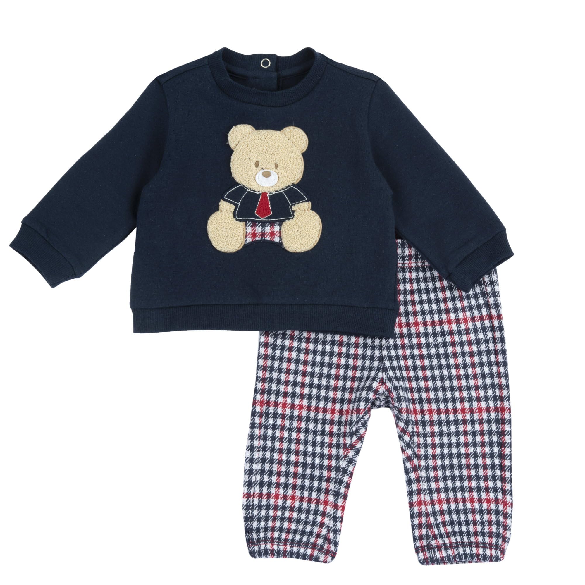Chicco, Completino Neonato con Felpa e Pantaloni, in Caldo e Morbido Tessuto, Comodo e Pratico, Abbigliamento Neonato 0-24 Mesi, Idea Regalo Neonato, Designed in Italy