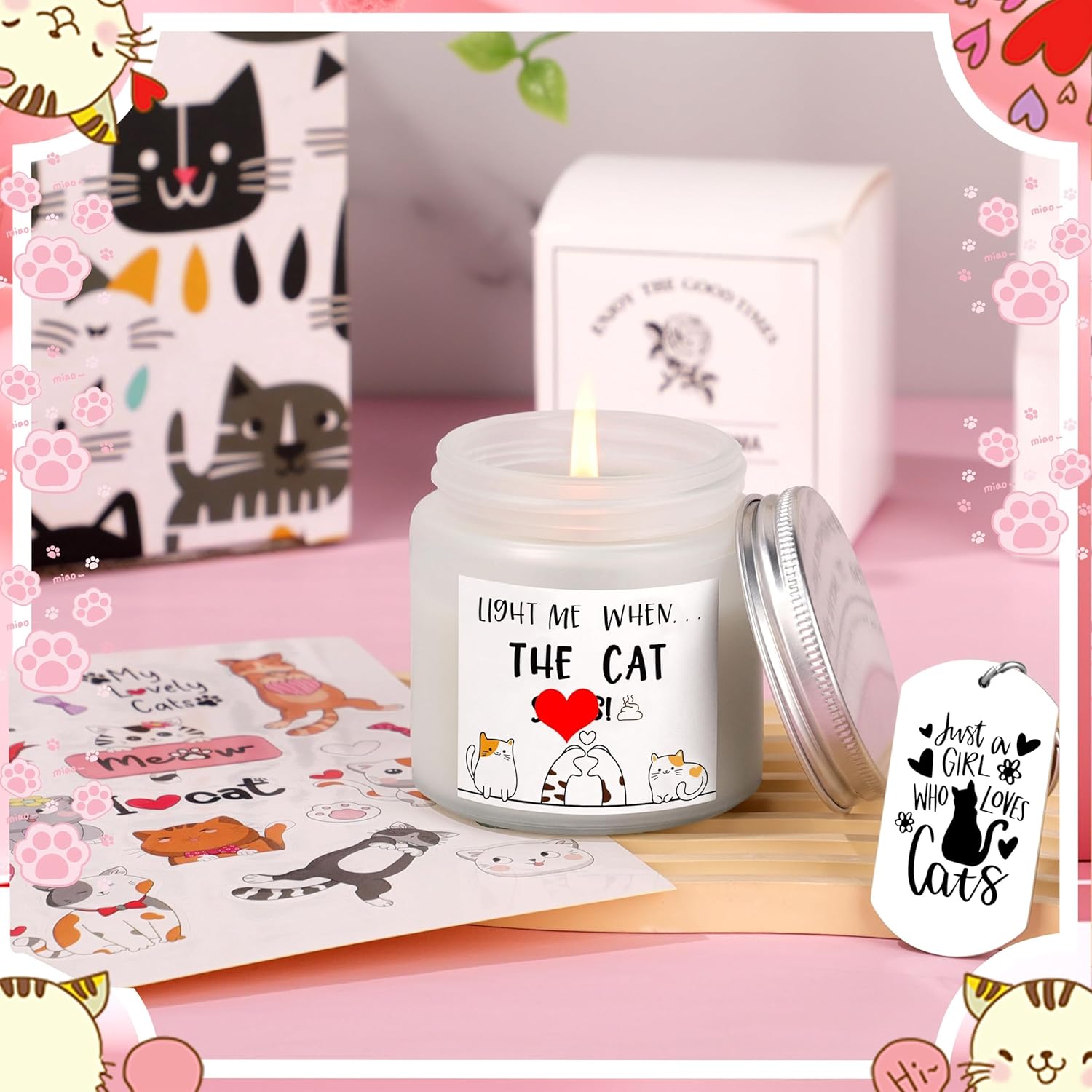 Cat Gifts for Women, Cat Lover Gifts for Women, Christmas Gift for Cats Lovers, Cats Themed Gift - Image 8