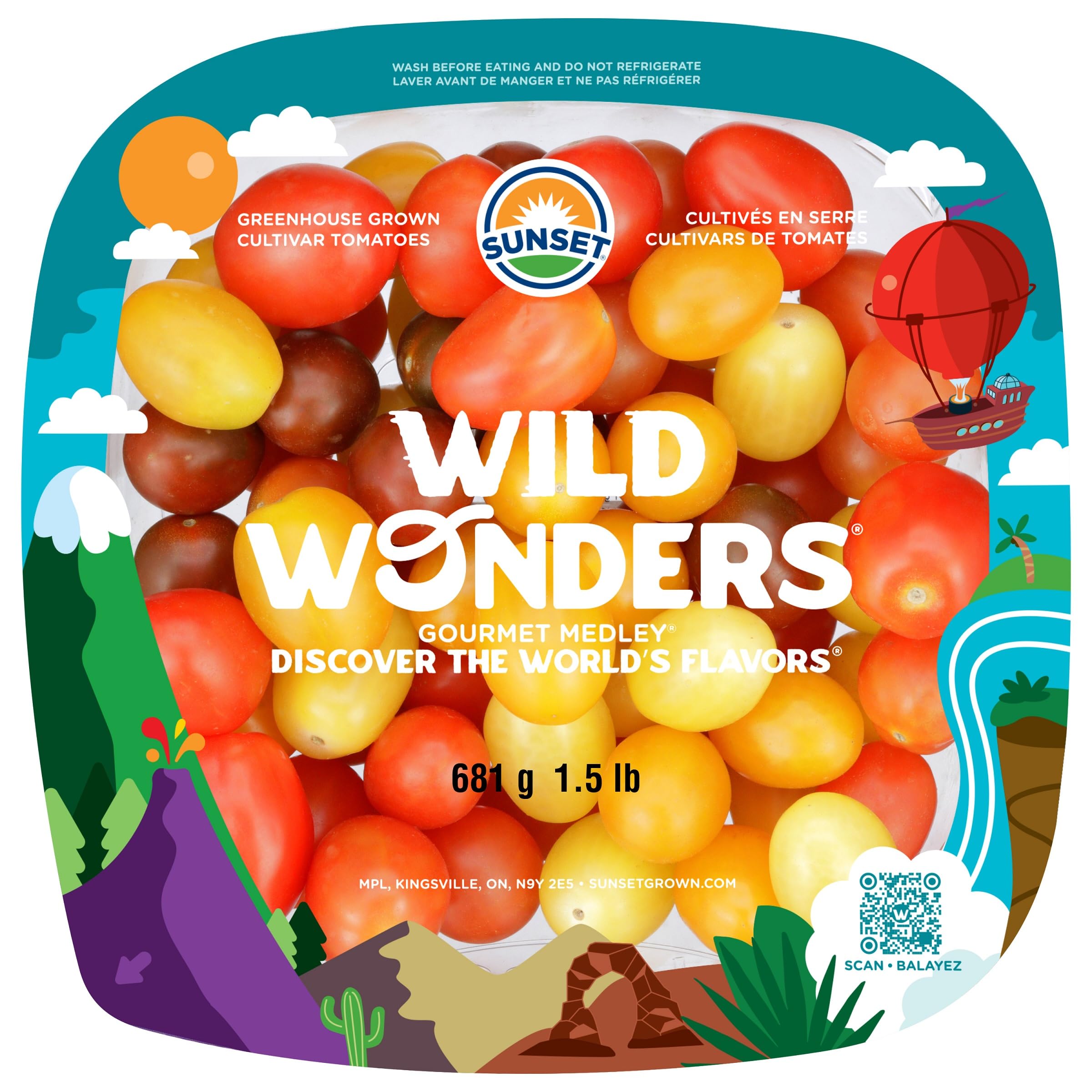 Amazon.com: SUNSET Wild Wonders Medley Tomatoes, 1.5lb : Grocery