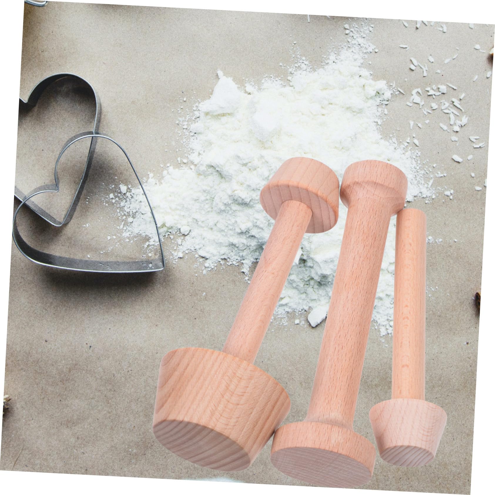 Mikinona 9piezas Moldes De De Madera Antiadherentes Para Tartas Para Hornear Tartaletas y Pasteles Casa De Repostería Para Cocinas Restaurantes y Panaderías