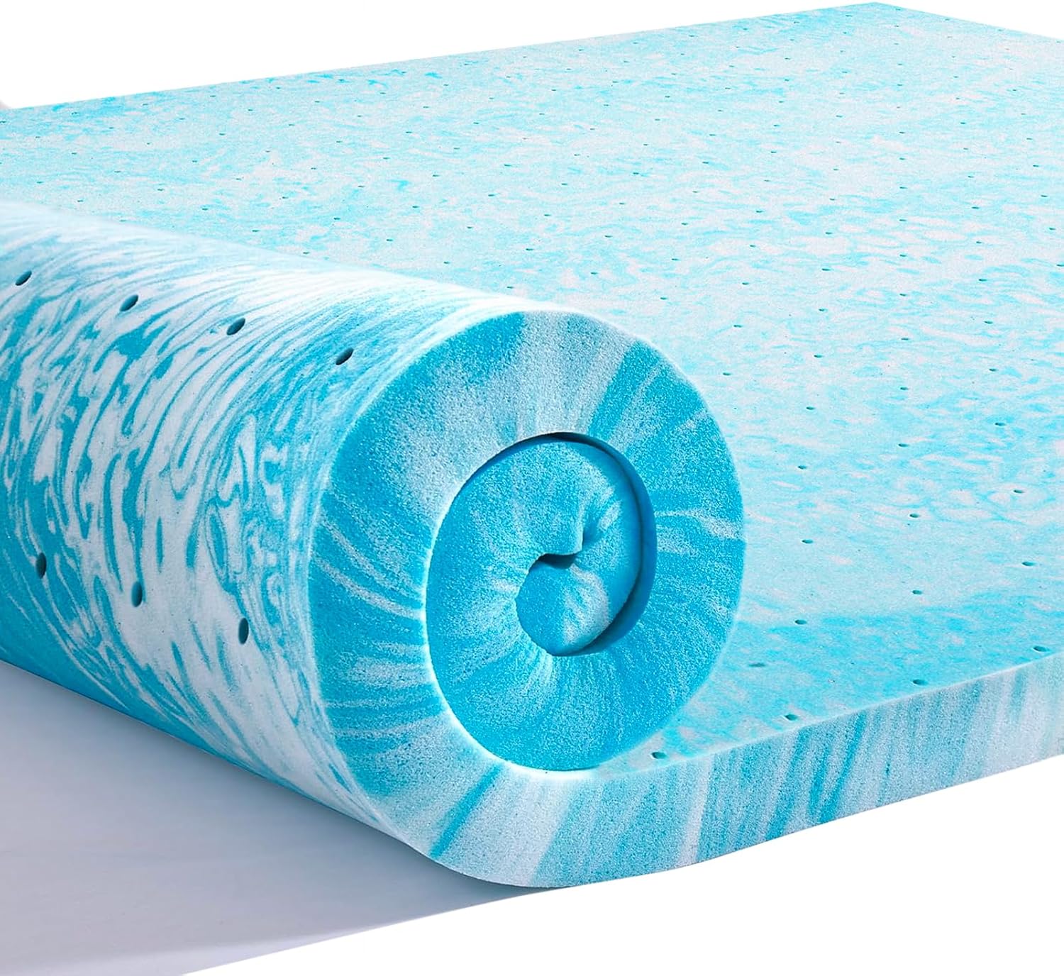BedsPick 3 Inch Memory Foam Mattress Topper Full, Gel