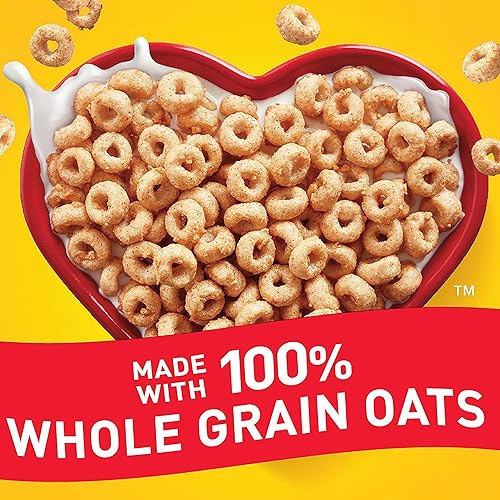 Miniatura 4 de Cereal saludable de Apple Cinnamon Cheerios Heart Healthy Cereal sin gluten con avena integral 142 onzas