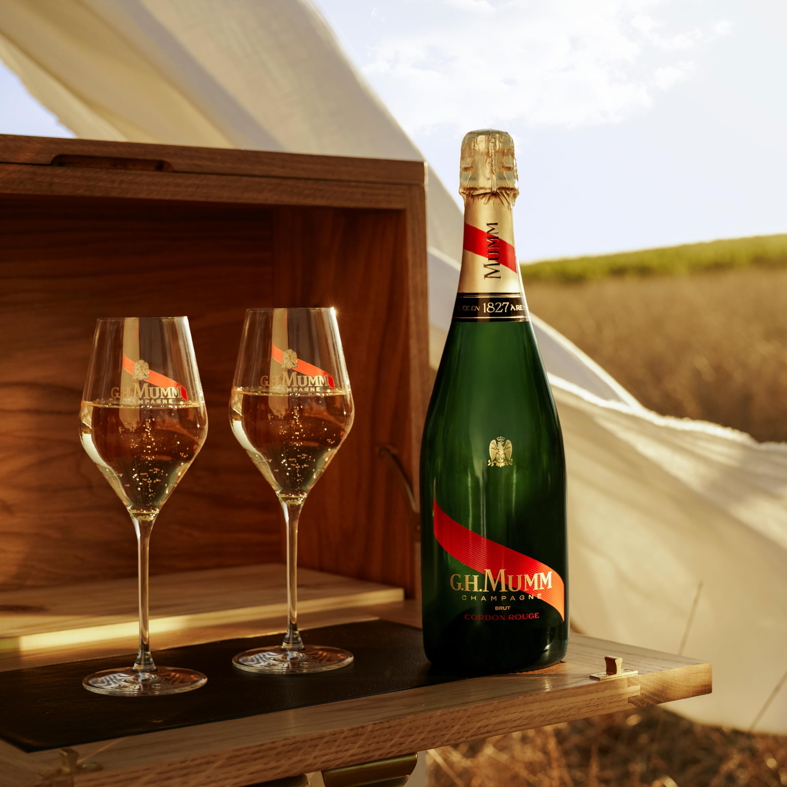 Mumm Grand Cordon Brut Champagne - 750ml, el embalaje puede variar