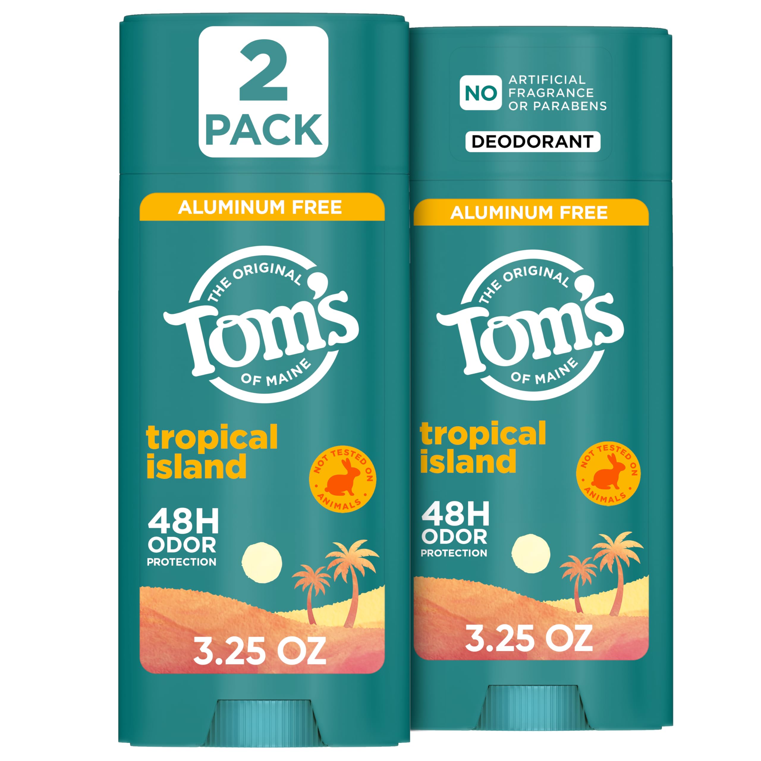 Tom's of Maine Natural Deodorant - 2 Pack -16 Tom's of Maine Natural Deodorant - 2 Pack -16