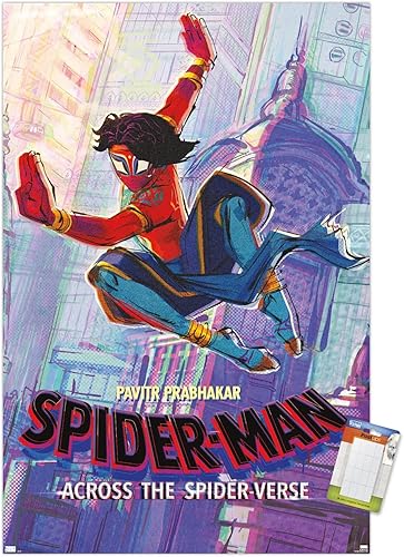Trends International Marvel Spider-Man Across The Spider-Verse - Póster de pared de una hoja de Pavitr Prabhakar
