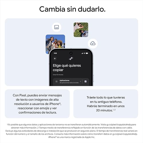 Google Pixel 10 Pro XL - Unlocked Android Smartphone with Gemini, Triple Rear Camera, 24+ Hour Battery and 6.8" Super Actua Display - Moonstone, 256GB - 9