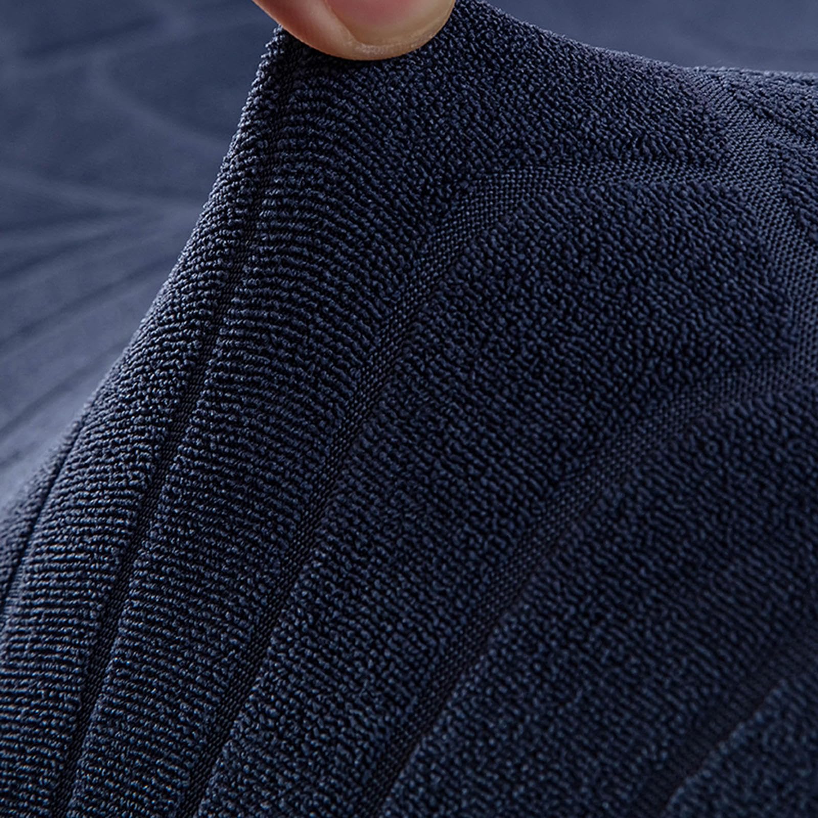 Copripoltrona Relax Reclinabile Impermeabile 1 Posto Copri Poltrona Reclinabile con Braccioli Jacquard Fodera per Poltrona/Divano Reclinabile Elasticizzata copripoltrone Antigraffio,Navy-1seat(4pcs)
