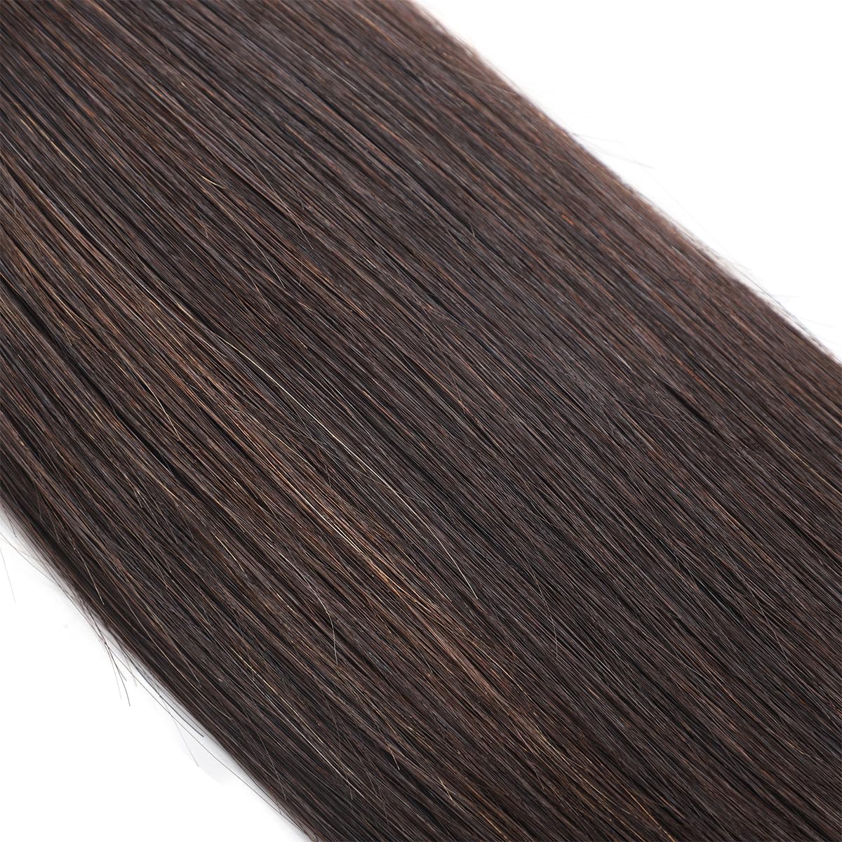 100% Remy Echthaar Rohhaar Schnitthaar Human Hair Bulk Ohne Schuss 100gram/piece Dunkelbraun 2# 20inch/50cm