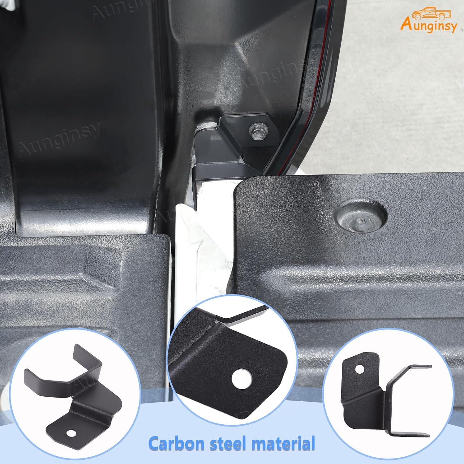 Aunginsy Car Tailgate Anti-Theft Lock Compatible with Toyota Tundra 2022-2026, Rear Trunk Door Right Side Tailgate Security Device Truck Bed Tail Gate Lock Protector Exterior Accessories