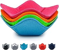 Vista 13 de Juego de 4 almohadillas calientes para tazas de caldo para microondas y platos calientes, multiusos, a prueba de calor