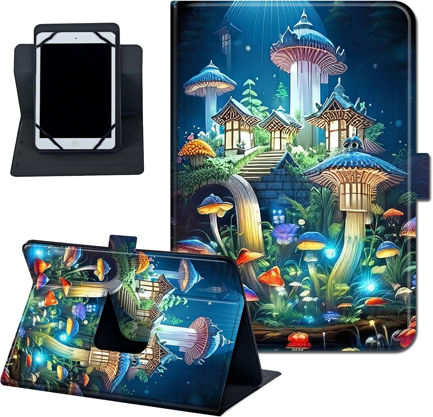 Universal Case for 9-10.5 Tablet,Attractive Mushroom