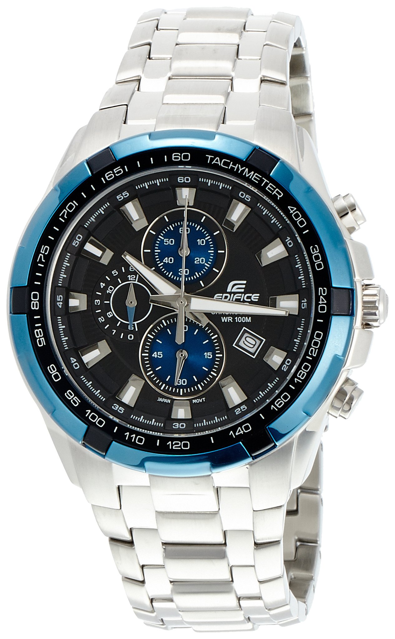 casio edifice blue dial