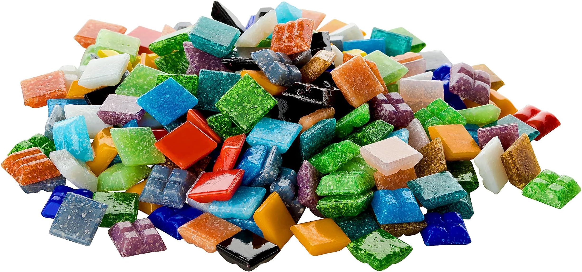 50g Glas Mosaiksteine Weiß Mit Regenbogenschimmer – Ca. 12 Mm Rund, 6 Mm Stark, Frostsicher Für Innen & Außen