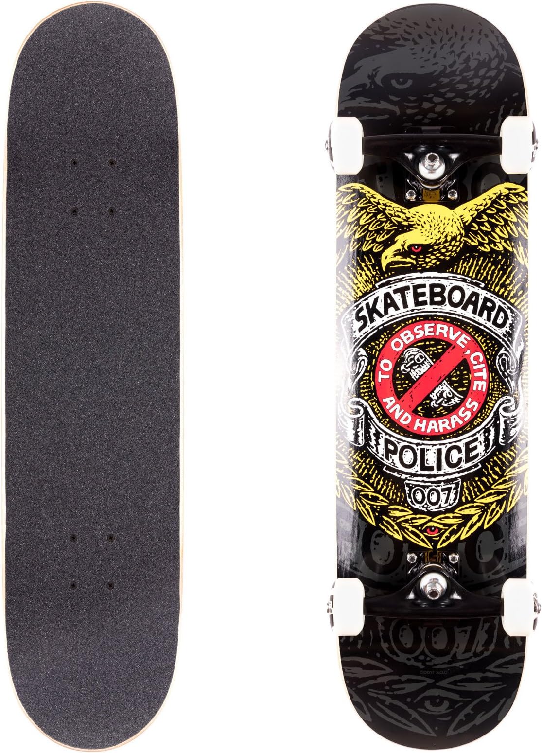 Powell-Peralta Skateboard Police Complete Skateboard, Blue