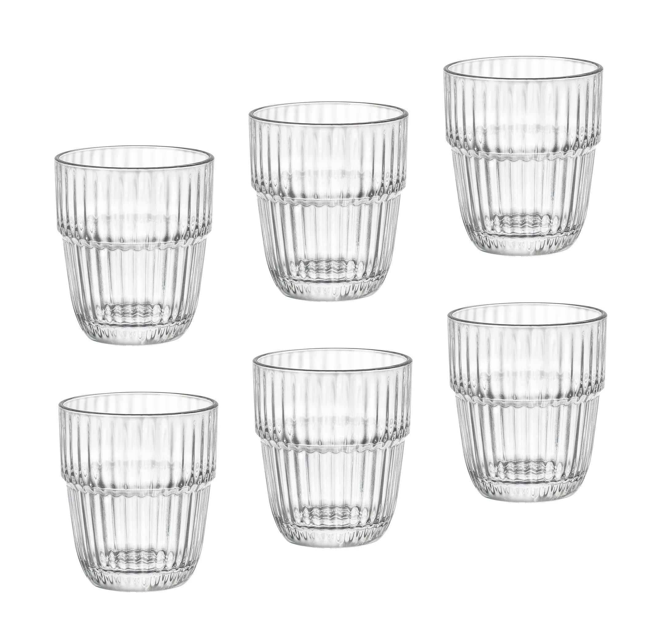 Rocco Bormioli Bormioli Rocco Barshine Set of 6 Glasses, cl39.5, Made in Italy, Extreme Resistance, 39.5cl