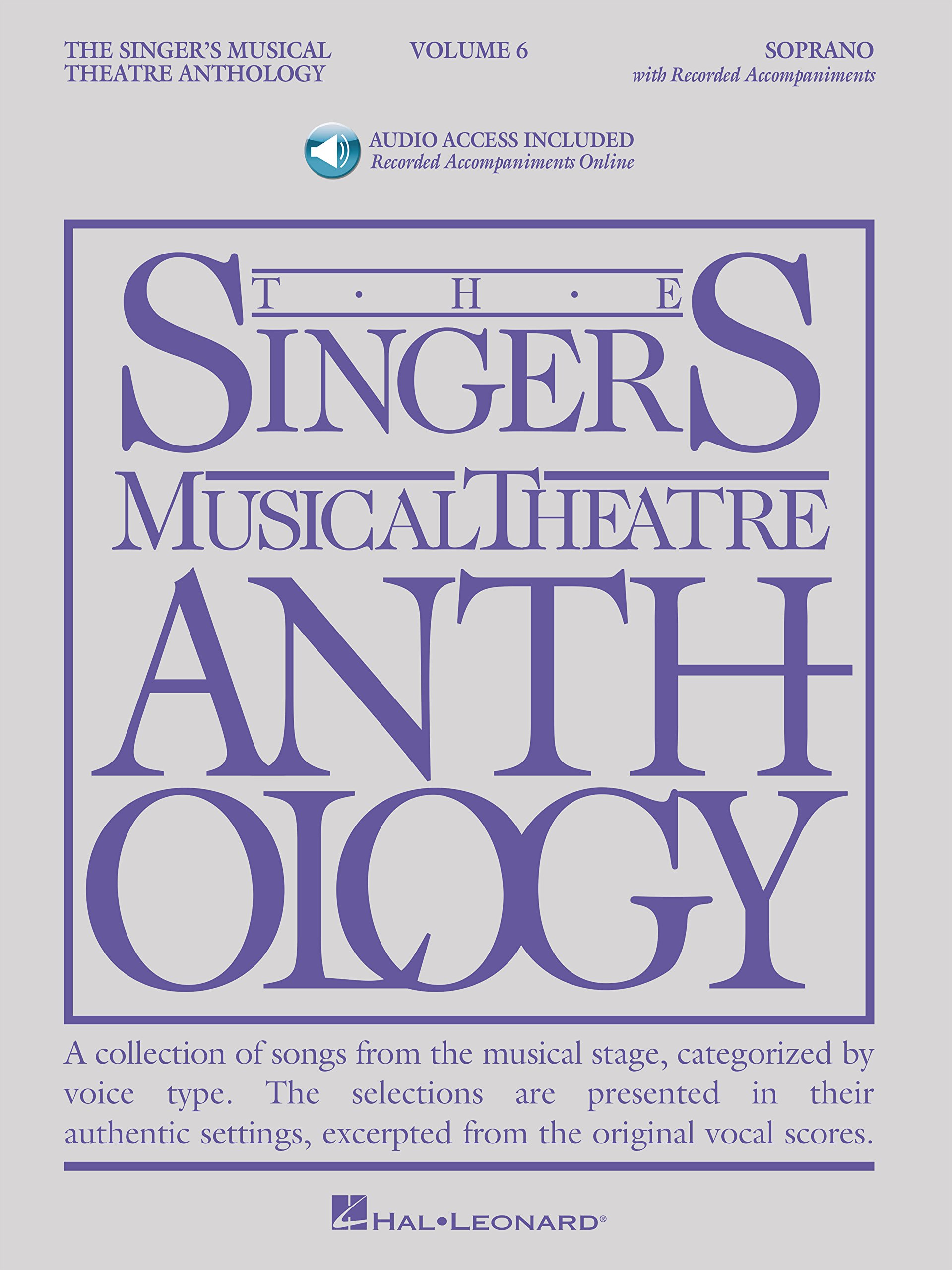 The Singer's Musical Theatre Anthology Soprano 6 Répertoire Chant