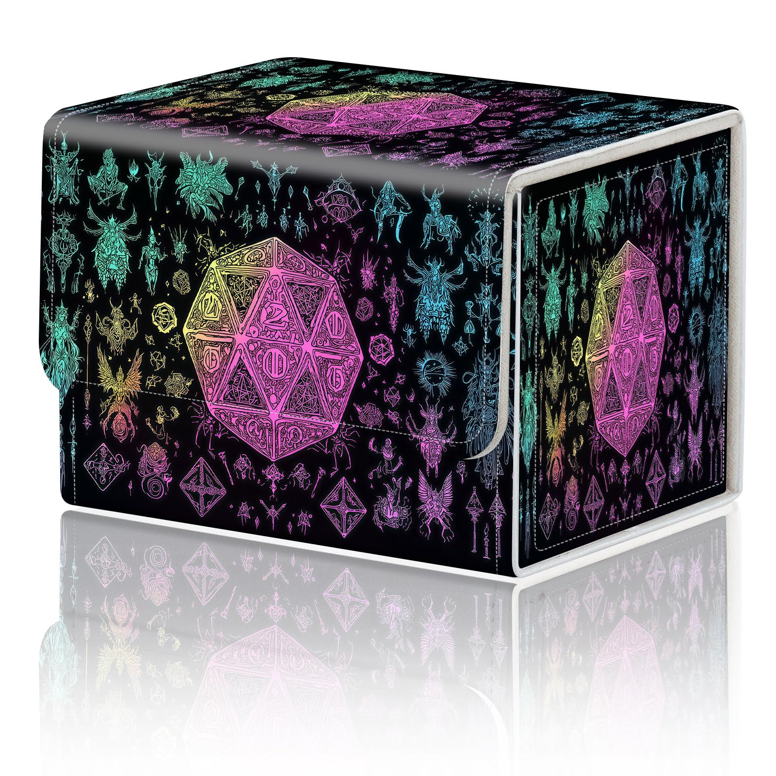 Magnetic Closure TCG Deck Box Portable Card Holder Trading Card Deck Box