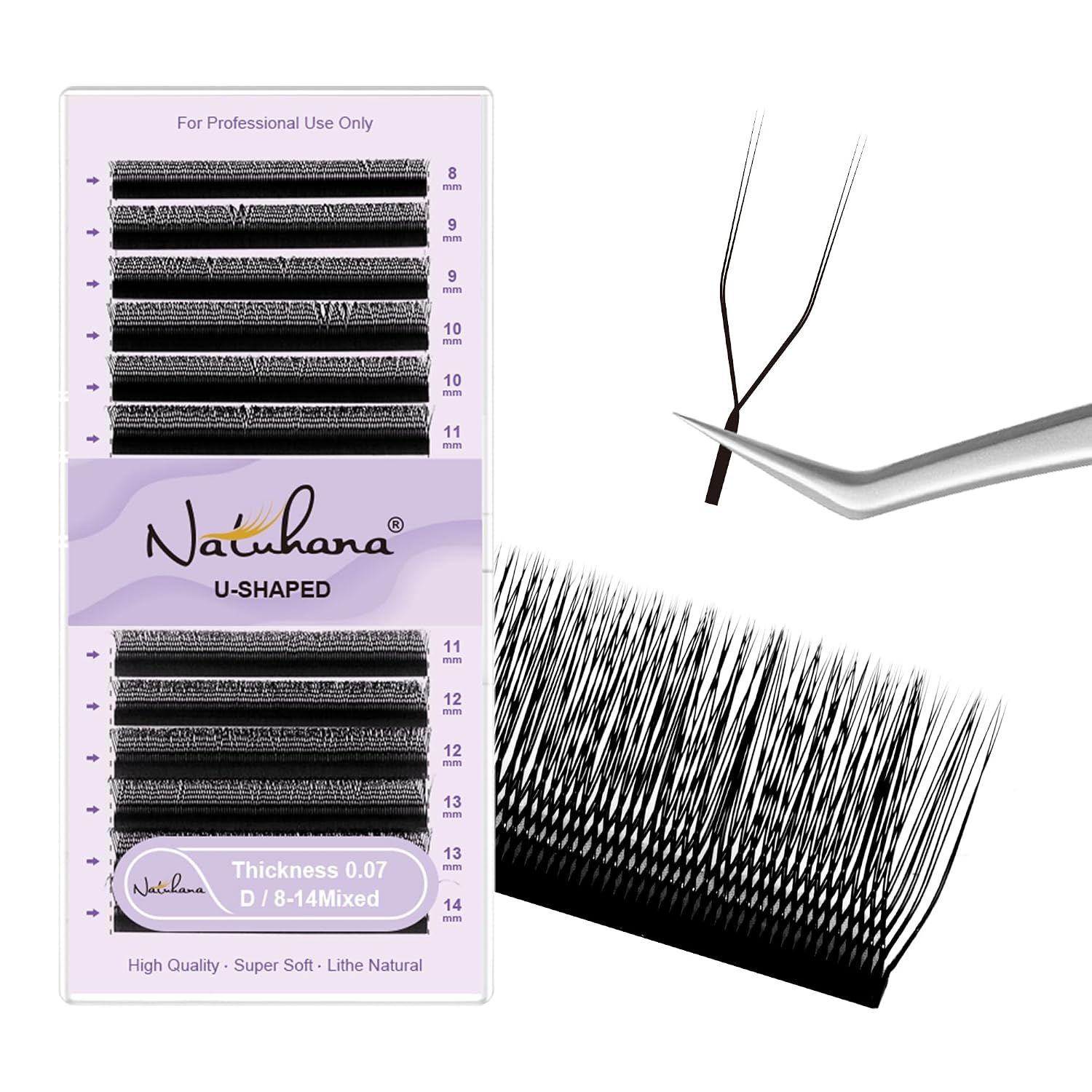 2D U Shape Lash Extensions - Easy Fan Russian Volume