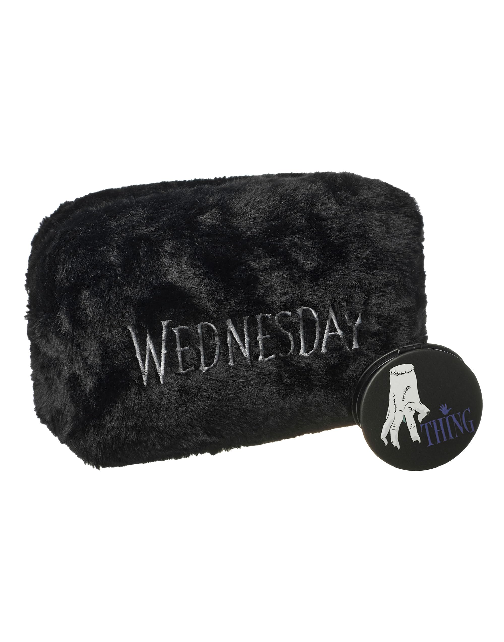 wednesday addams makeup bag